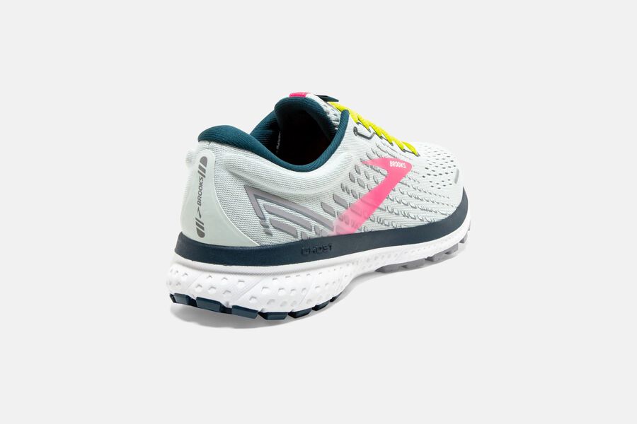 Brooks Israel Ghost 13 Road Running Shoes Womens - Grey/Pink - NEM-542310